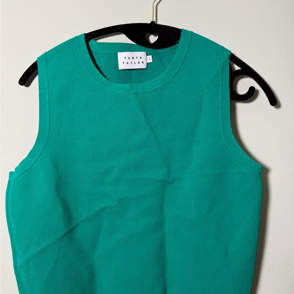 Tanya Taylor Vibrant Teal Tank Top
